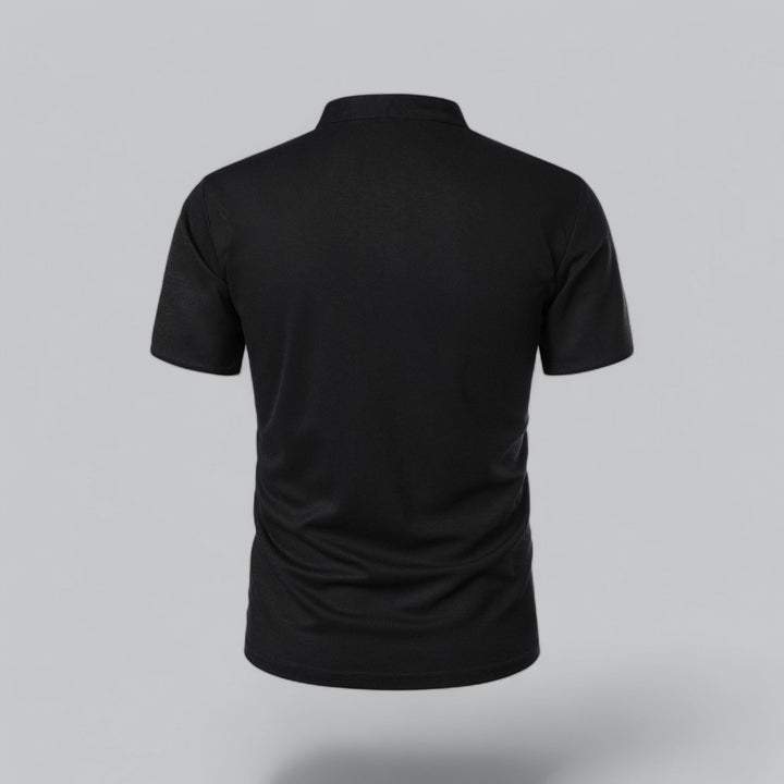 LAURENT MONACO | COLLARLESS POLO FOR MEN