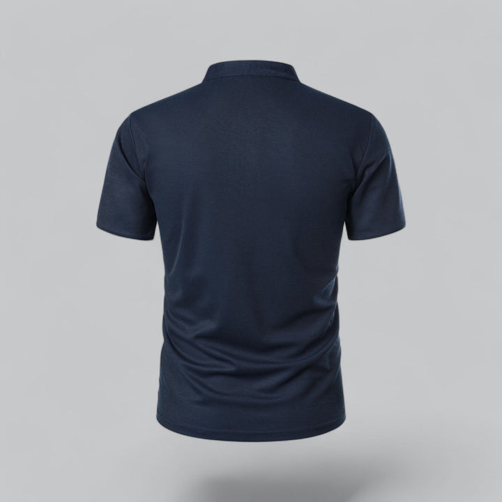 LAURENT MONACO | COLLARLESS POLO FOR MEN