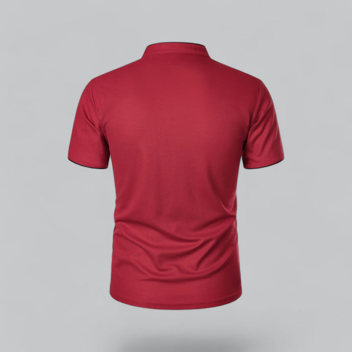 LAURENT MONACO | COLLARLESS POLO FOR MEN