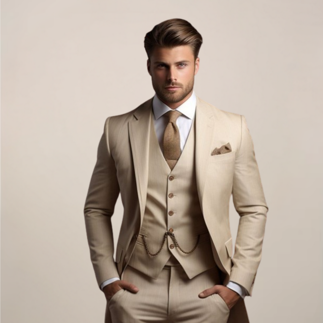 ELENA HARPER™  |  MEN'S THREE-PIECE SUIT