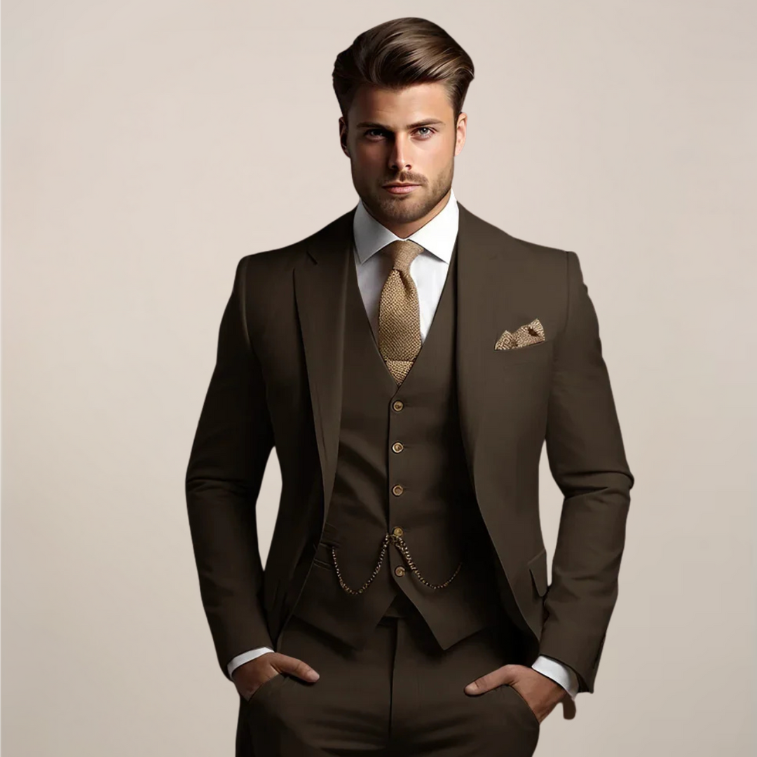 ELENA HARPER™  |  MEN'S THREE-PIECE SUIT