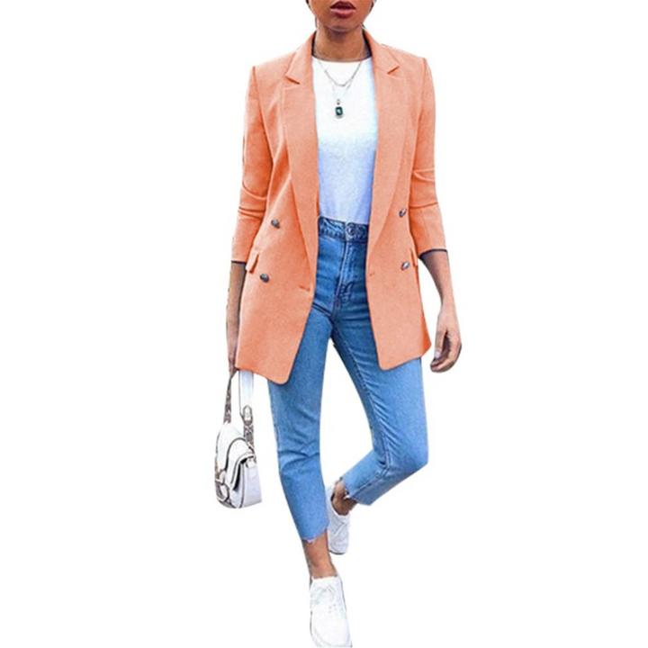 Stylish Half-Length Women's Blazer Ava, view 5 - Elena Harper