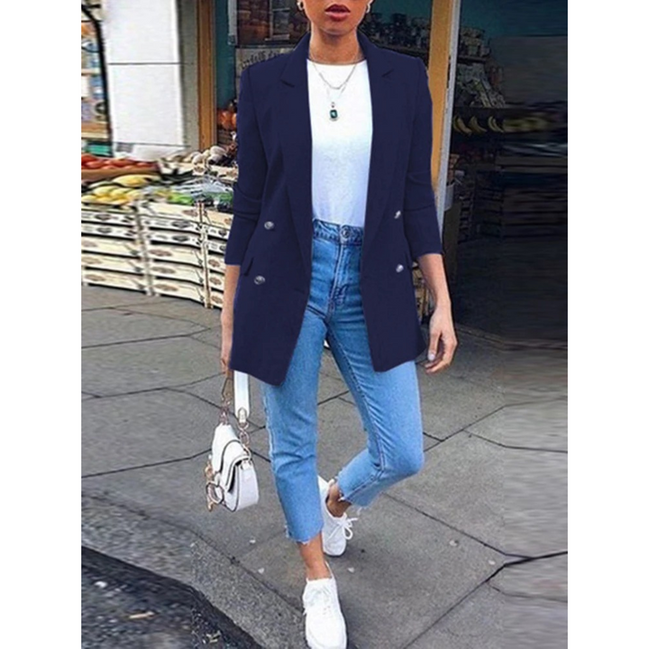 Stylish Half-Length Women's Blazer Ava, view 6 - Elena Harper