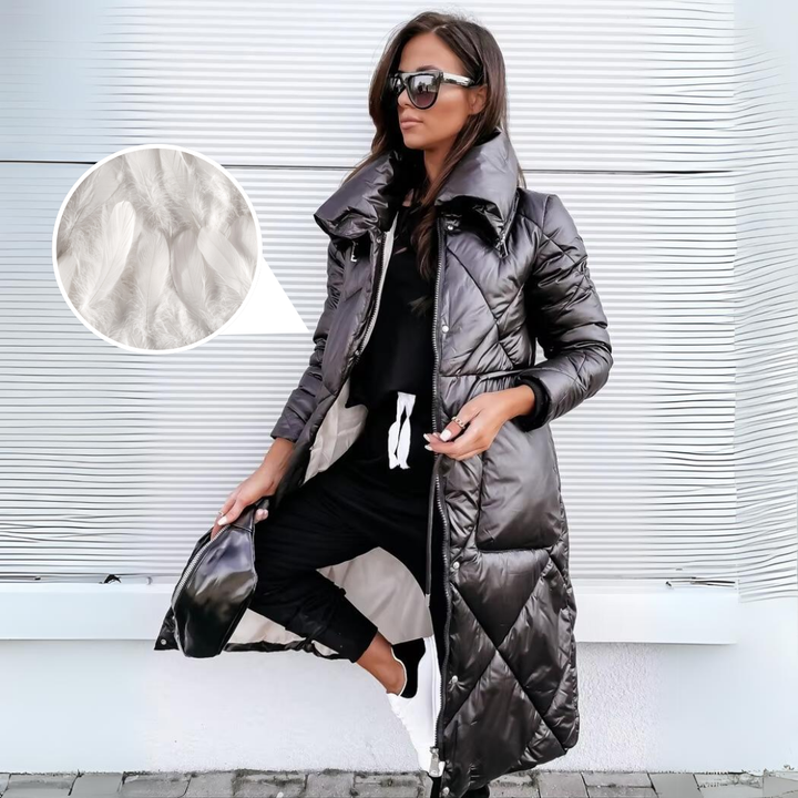 Amelia Elegant Quilted Jacket - Elena Harper