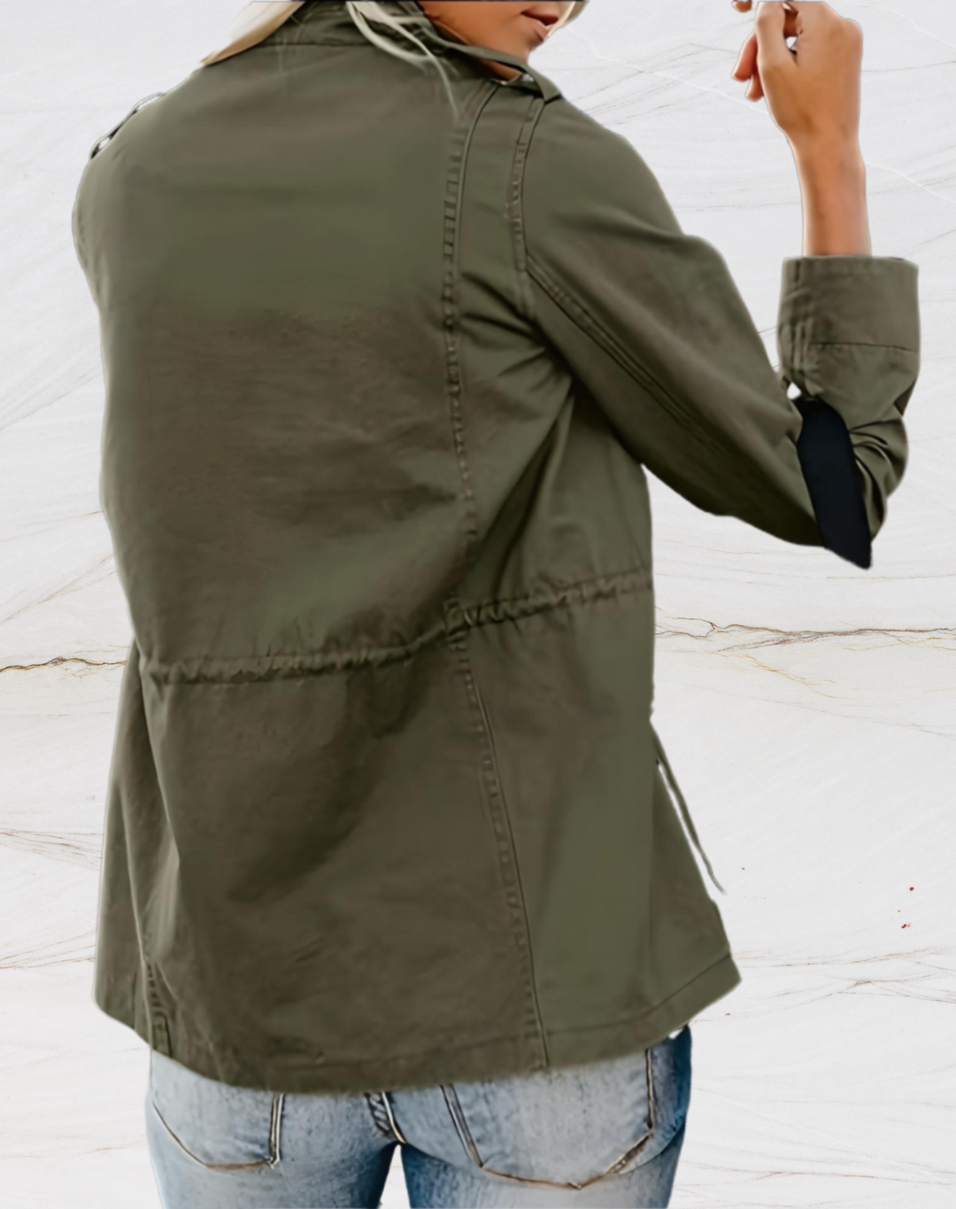 Camina Stylish Utility Jacket, view 7 - Elena Harper