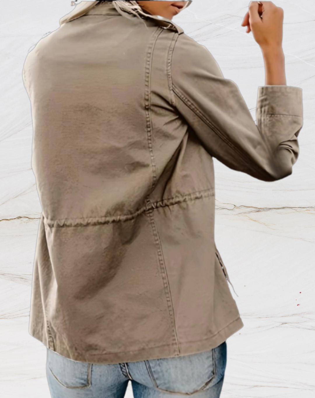 Camina Stylish Utility Jacket, view 8 - Elena Harper