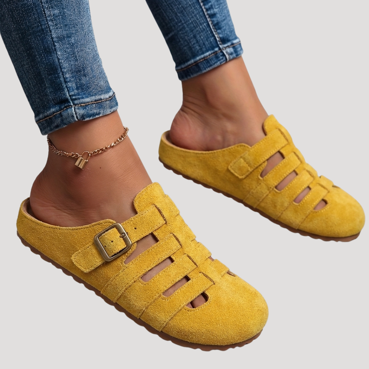 Amelie | Comfortable Flat Clogs for Every Occasion