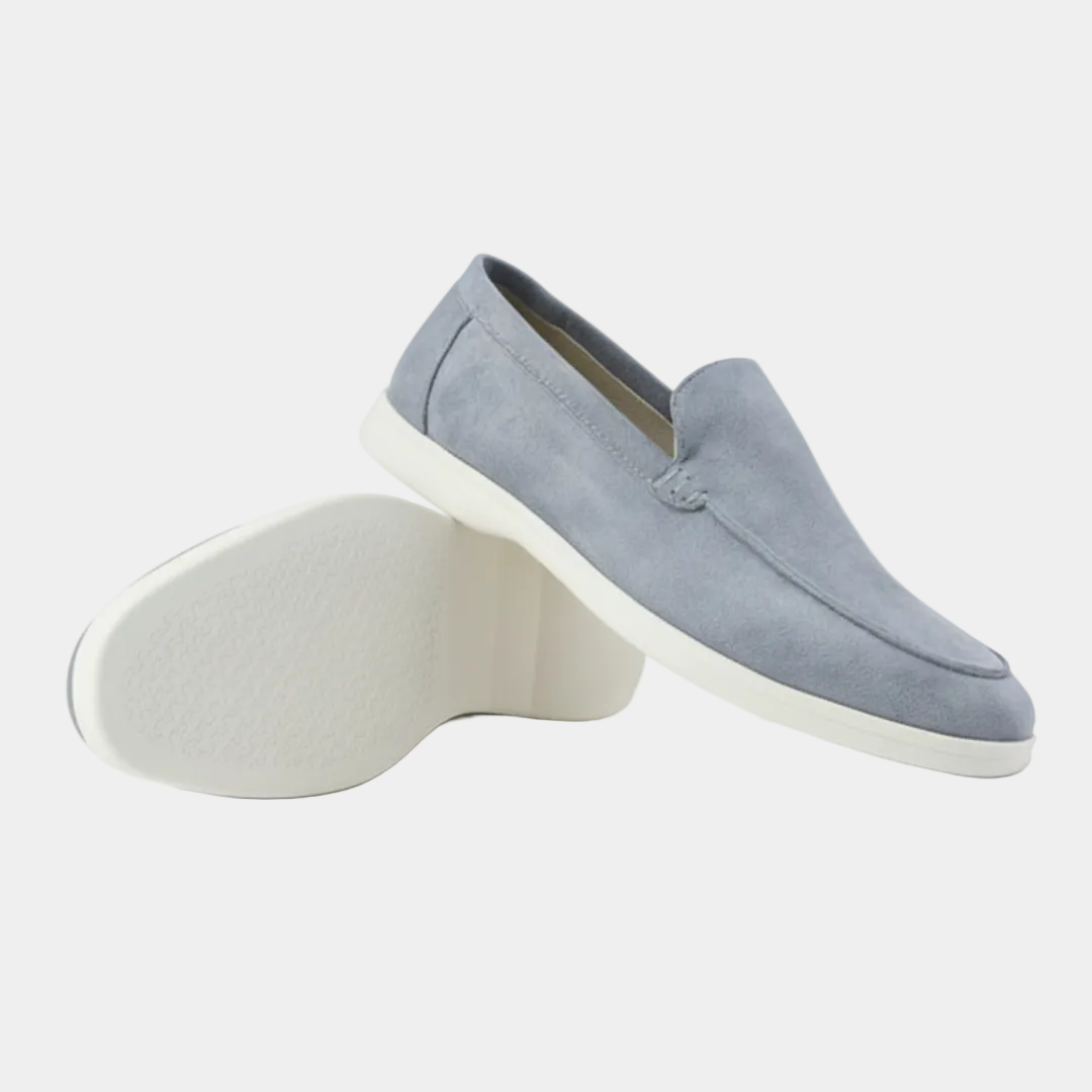 Men's loafers with contrasting sole
