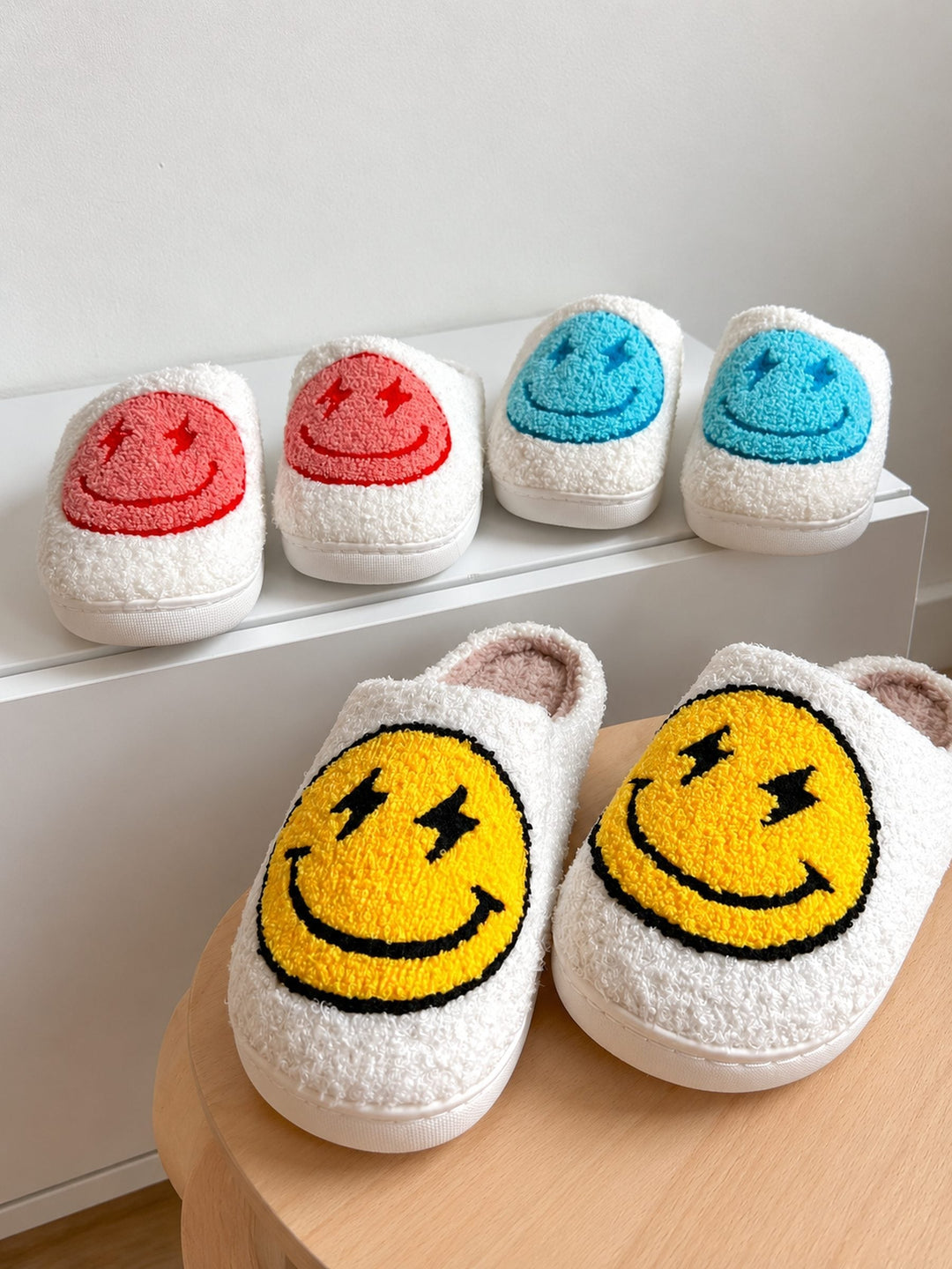Women's Smiley Platform Slippers