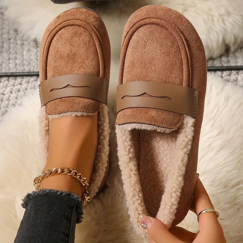 Adley Lined Winter Moccasins, view 2 - Elena Harper