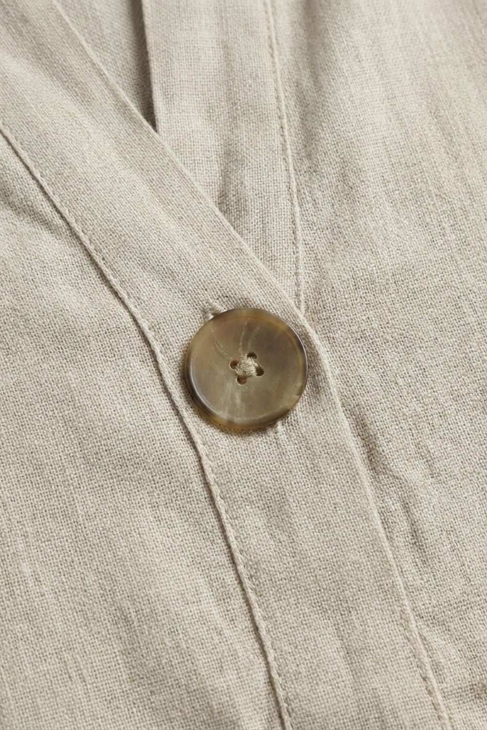 Women’s Blouse with V-Neck and Button
