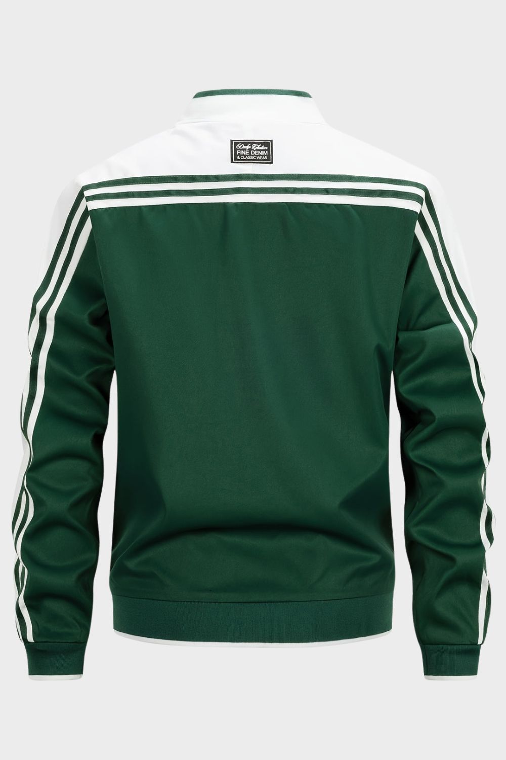 Men's Training Jacket with Zipper and Stand-up Collar