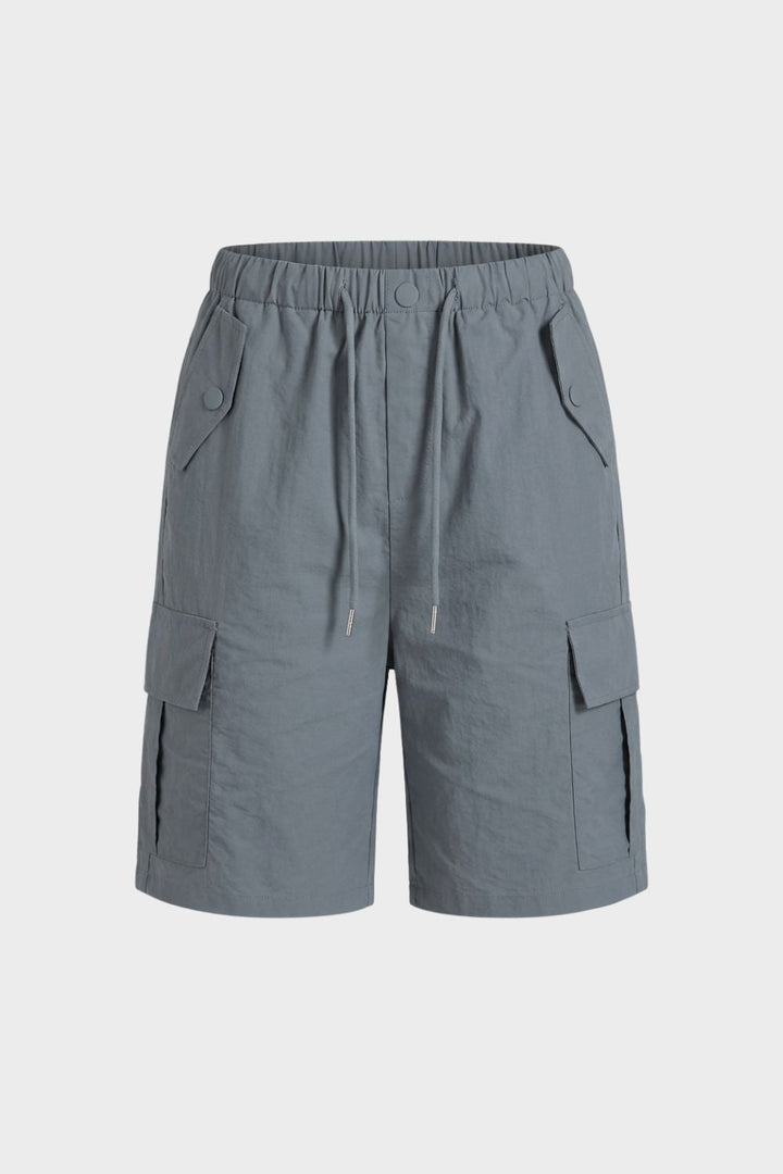 Women’s Cargo Shorts with Elastic Waistband