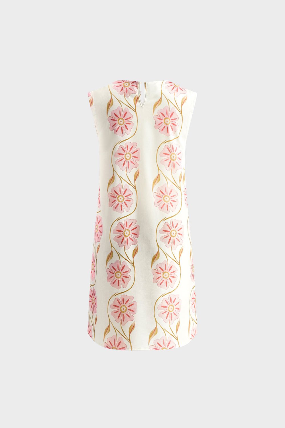 Dress Women's Summer Dress with Floral Pattern