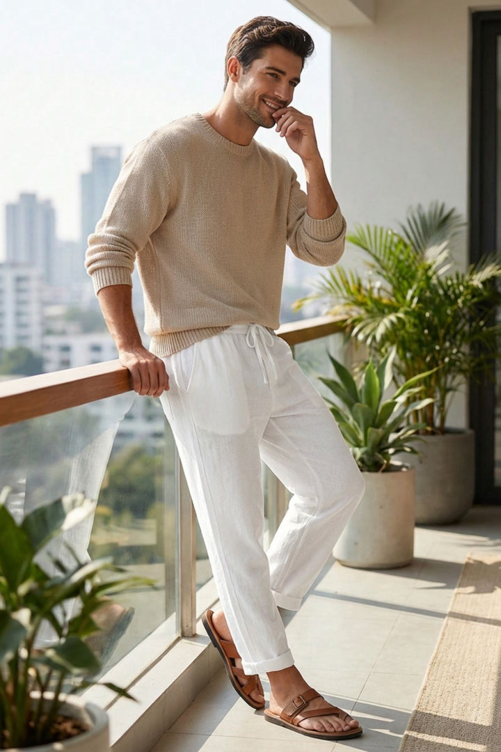 Men's Relaxed Linen Pants | Loose