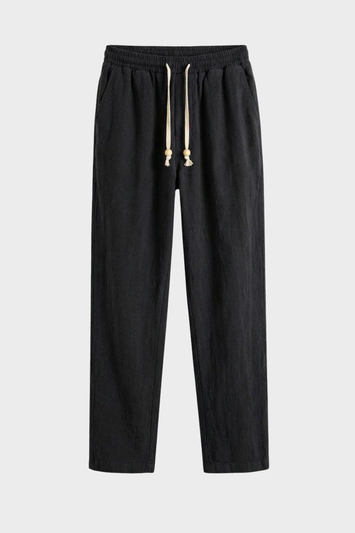 Men's Tapered Linen Pants | Japan