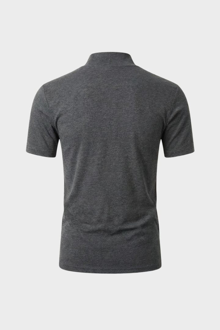 Men's Mock-Neck Tee | Fitted