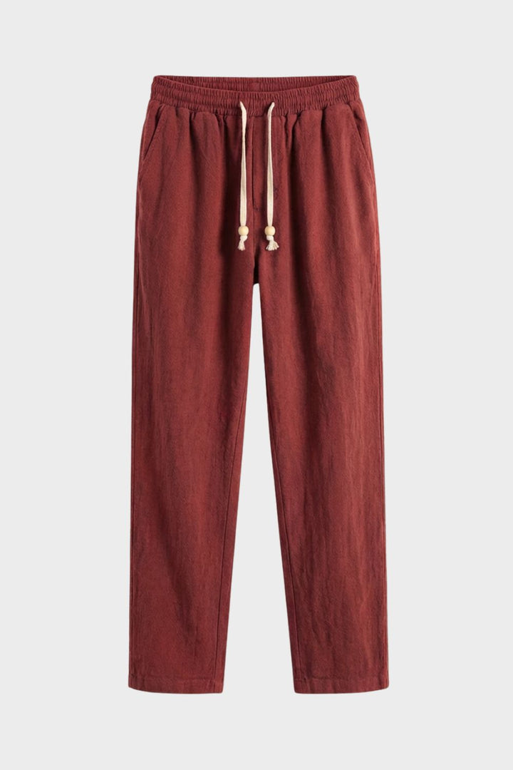 Men's Tapered Linen Pants | Japan