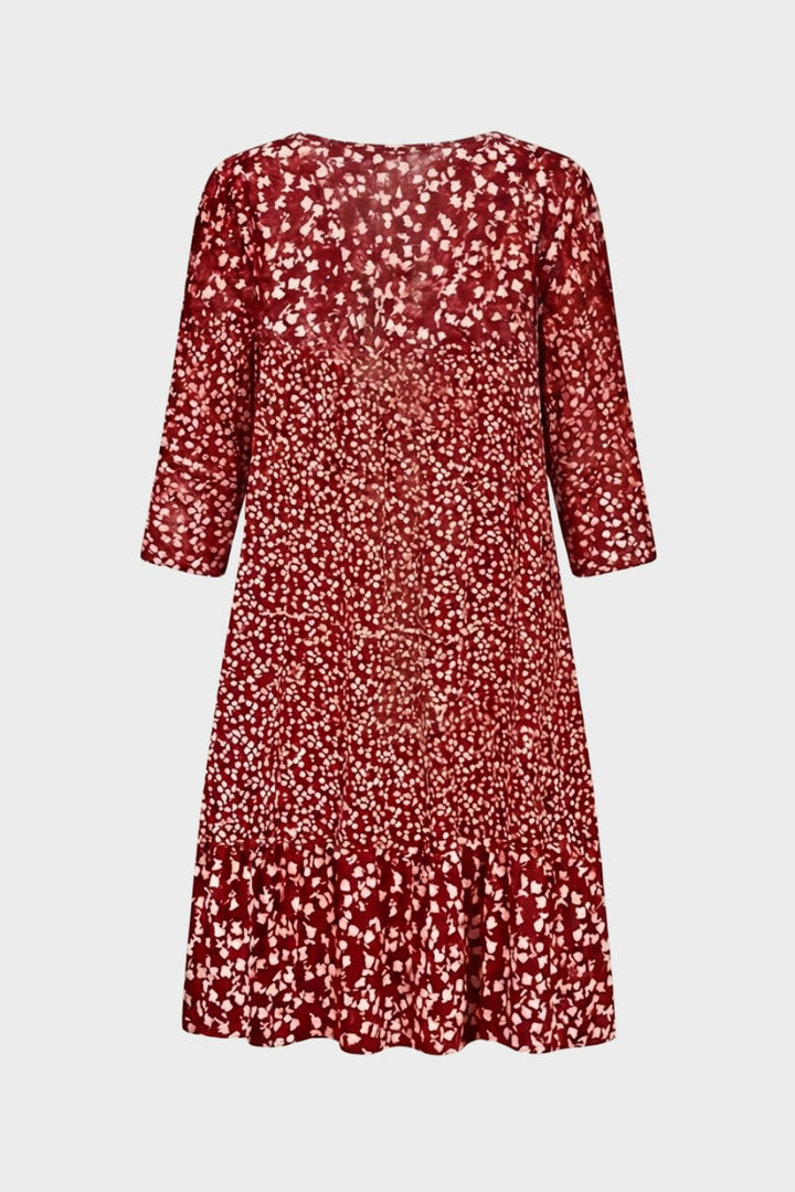 Women's Print Mini Dress | Tiered