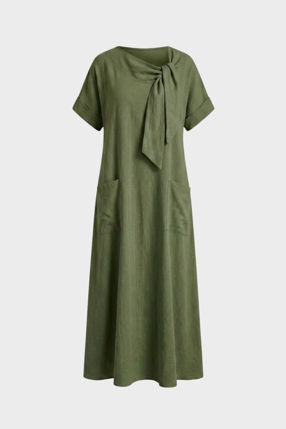 Women’s Loose Maxi Dress | Round Neck