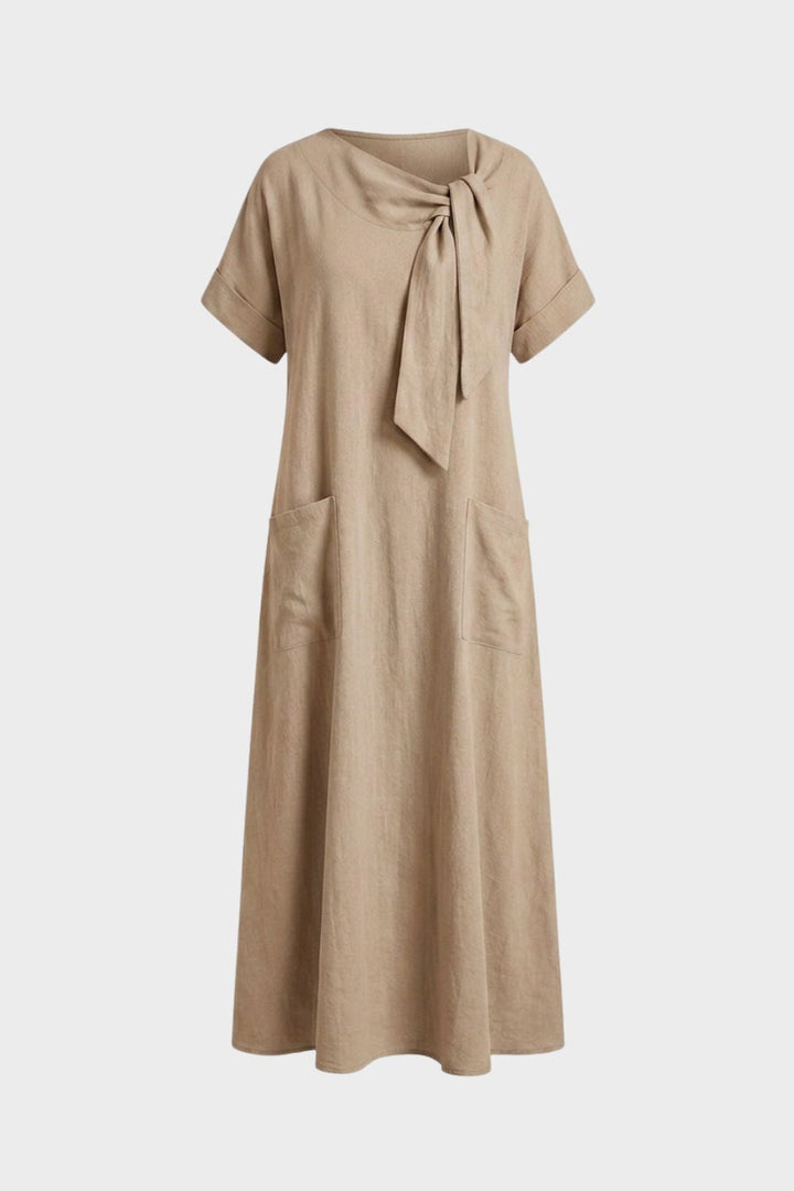 Women’s Loose Maxi Dress | Round Neck