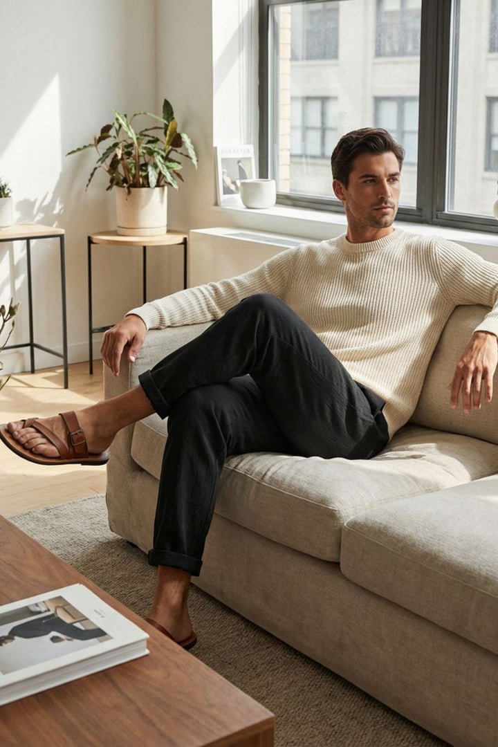Men's Relaxed Linen Pants | Loose