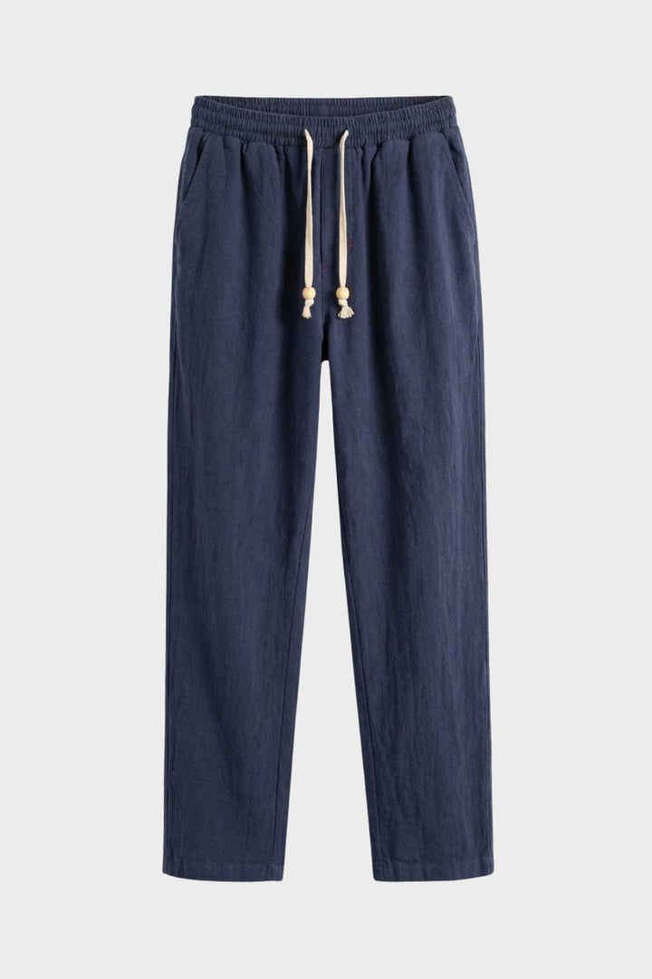 Men's Tapered Linen Pants | Japan