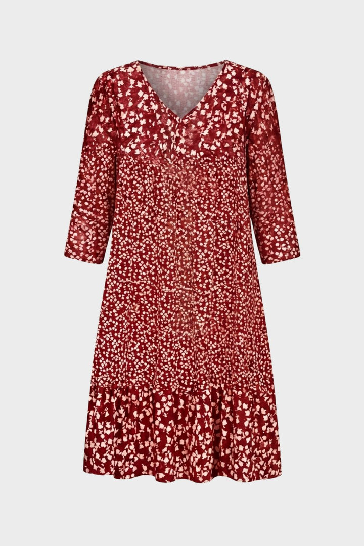 Women's Print Mini Dress | Tiered