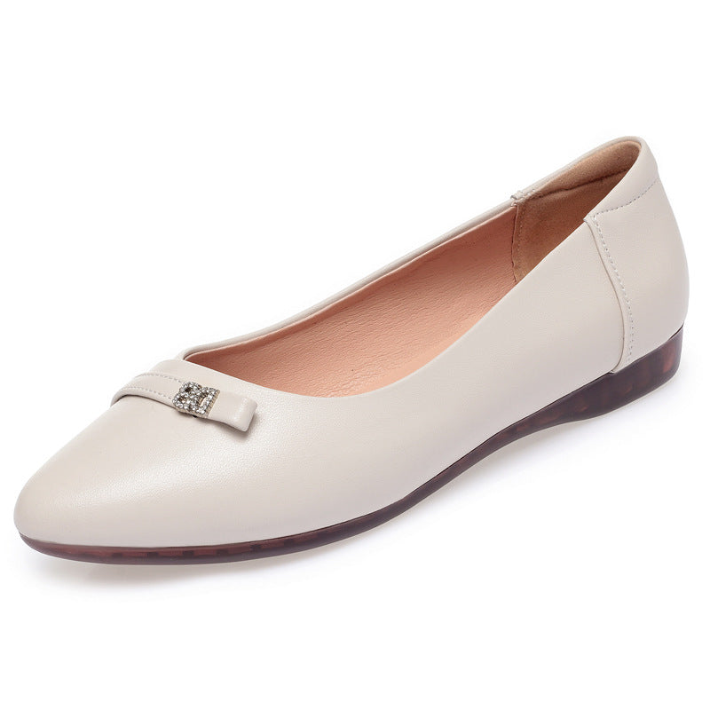 Ladies' Ballerinas with Elegant Bow Decoration and Non-Slip Sole EB
