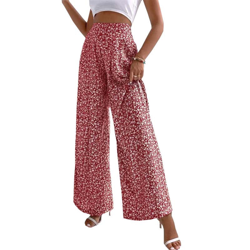 Casual Floral Pants