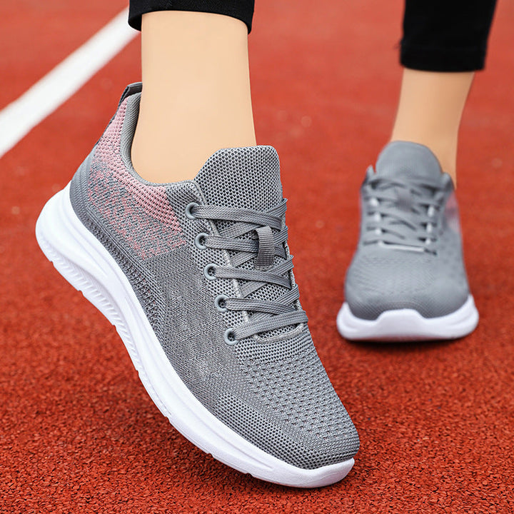Women's Breathable Running Sneakers with Flexible Upper EB
