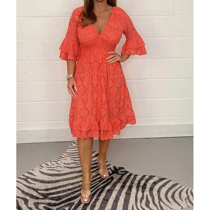 Krista Midi Dress - Elena Harper