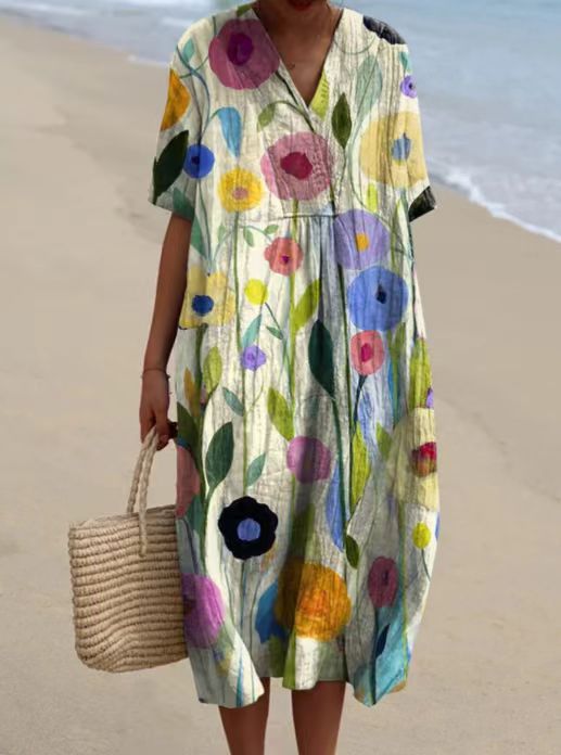Graciela Elegant Bohemian Dress - Elena Harper