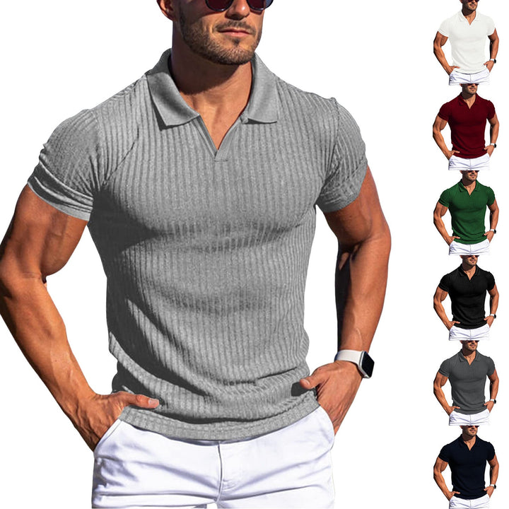Men's Structured Short Sleeve Polo Shirt - Effortless Style