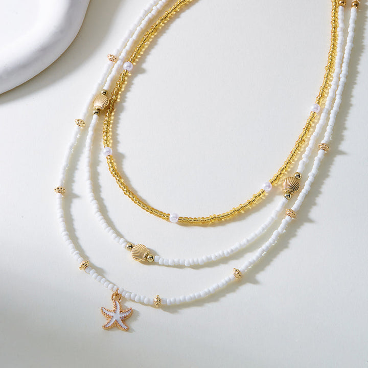 Vintage Bohemian Beaded Necklace