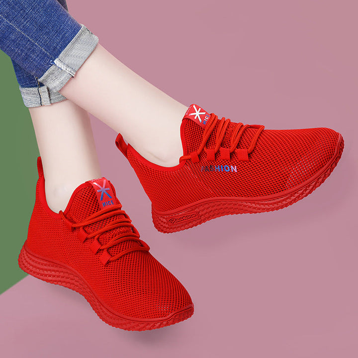 Women's Breathable Casual Shoes with Flexible Upper and Non-Slip Sole EB