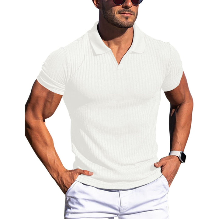 Men's Structured Short Sleeve Polo Shirt - Effortless Style