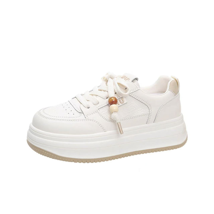 Women's Chunky Platform Sneakers with Unique Lacing System – Névara