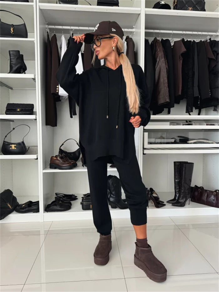 Women's Comfortable Oversized Hoodie and Jogging Pants Set EB
