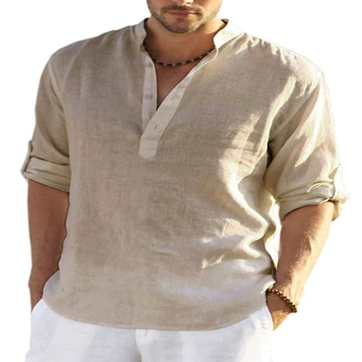 Summer Linen Shirt for Men - Elena Harper