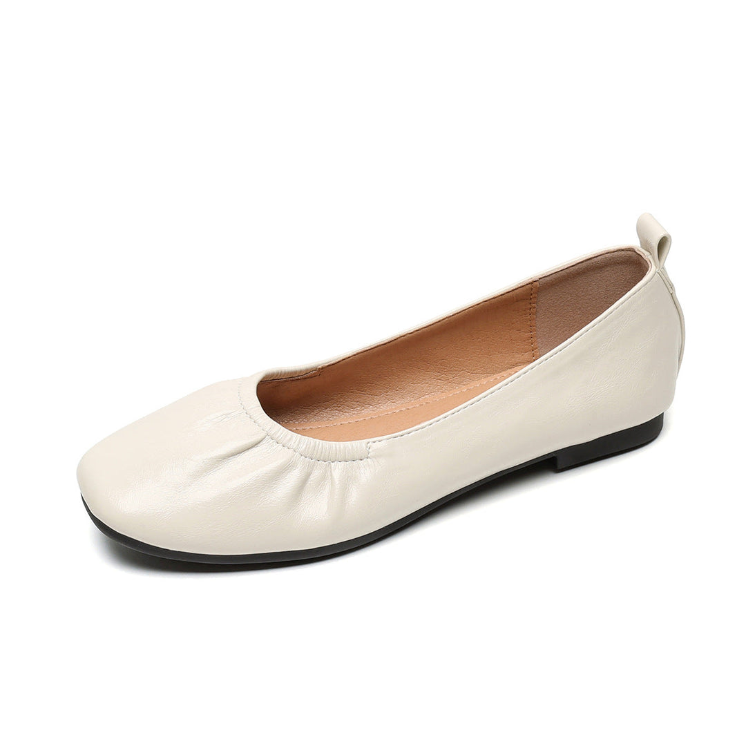 Ladies' Ballerinas with Subtle Pleats EB
