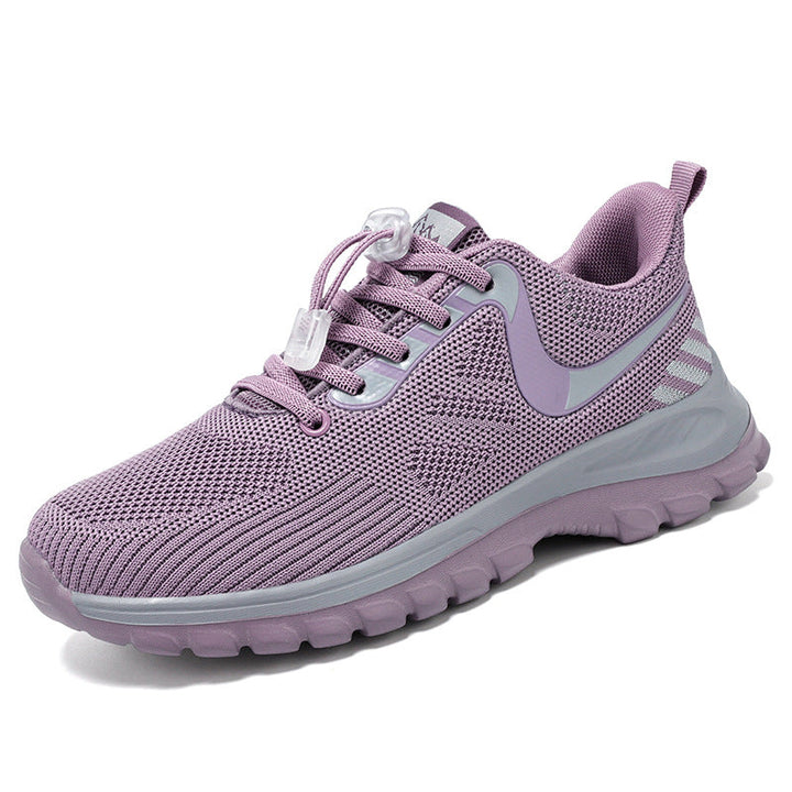 Women's Breathable Running Shoes with Elastic Quick-Lacing System EB