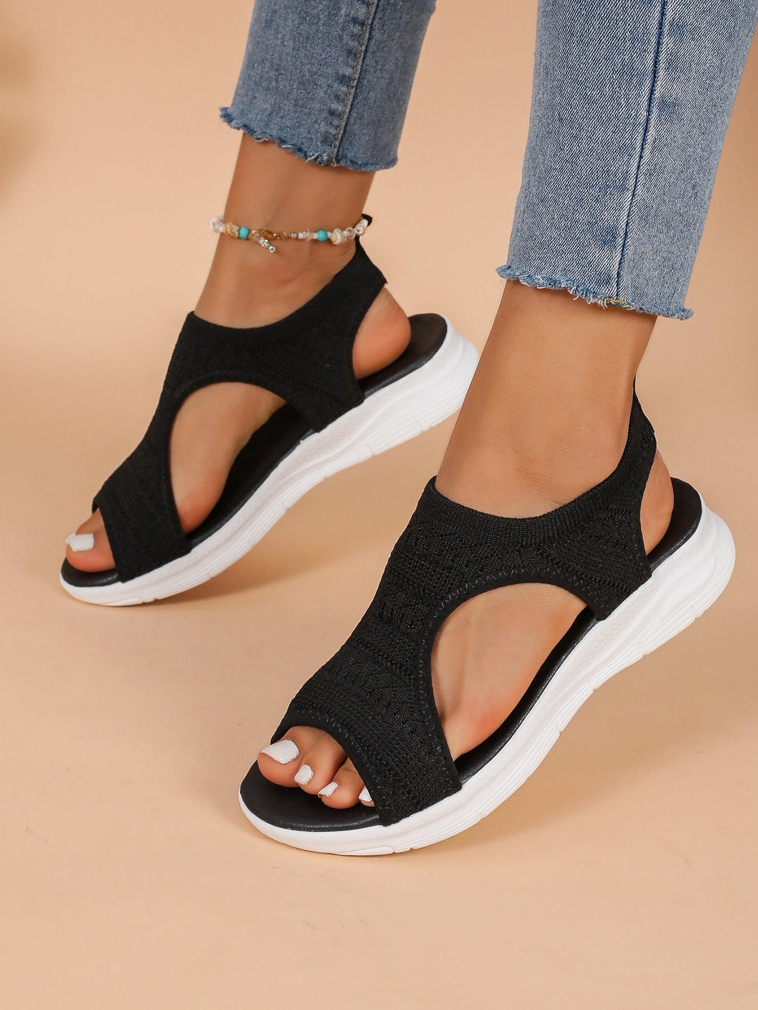 Women's Breathable Sandals with Elastic Comfort EB