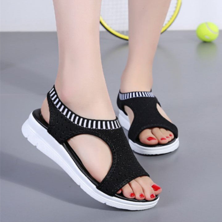 Women's Breathable Sandals with Open-Toe Design and Comfortable Footbed EB