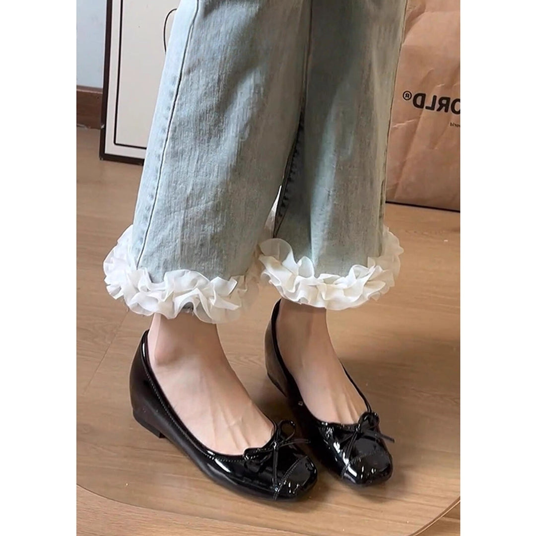 Women's Ballerinas with Playful Bow Design EB