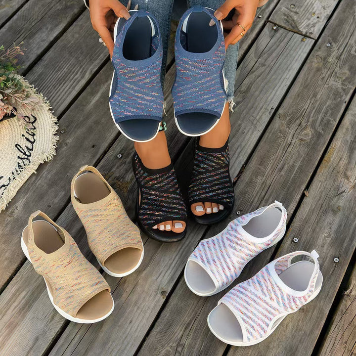 Women's Breathable Sandals with Elastic Upper EB