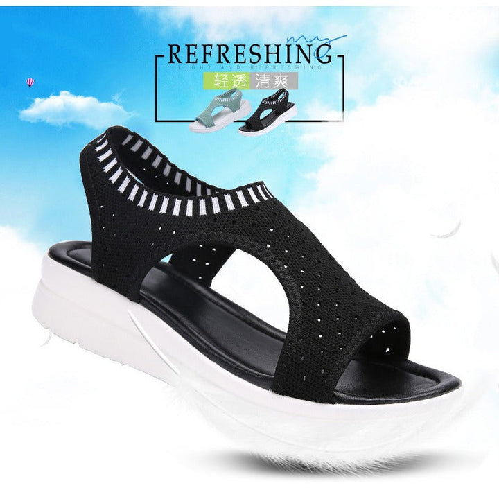 Women's Breathable Sandals with Open-Toe Design and Comfortable Footbed EB