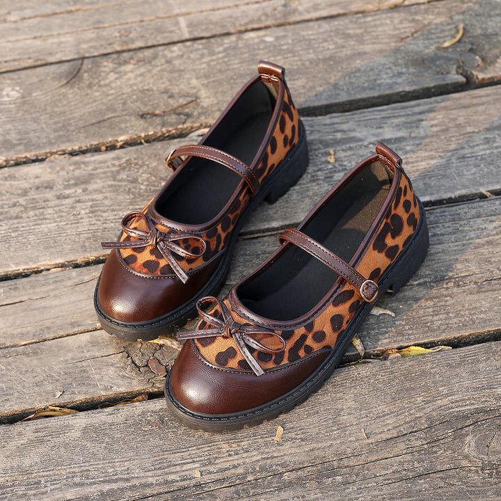 Ladies' Ballerinas in Modern Leopard Design EB