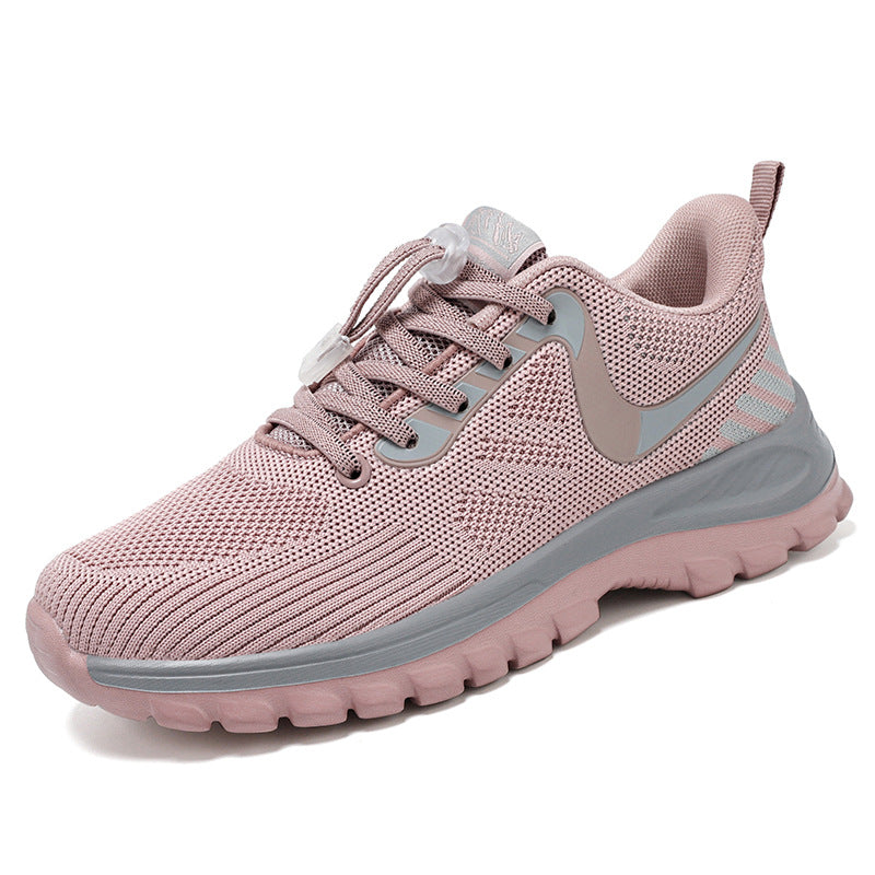 Women's Breathable Running Shoes with Elastic Quick-Lacing System EB