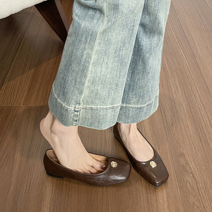 Women's Ballerinas with Decorative Jewelry Detail EB